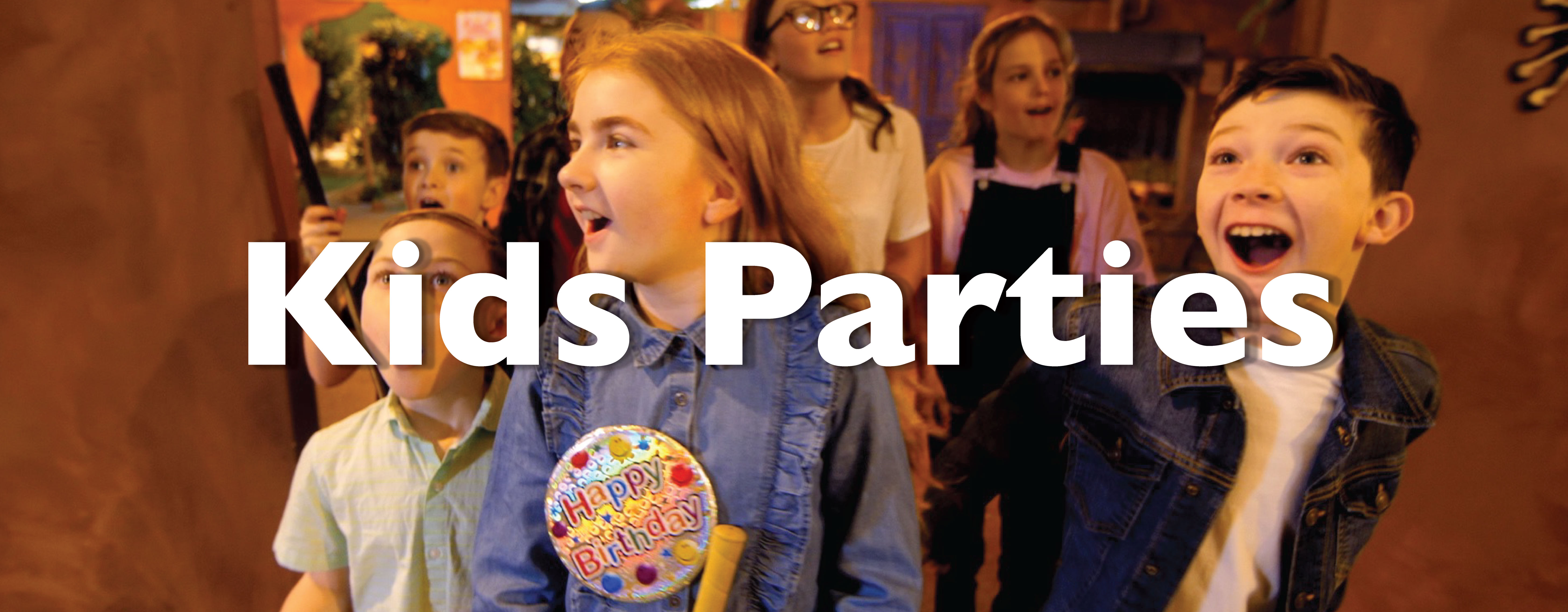 Kids parties banner 